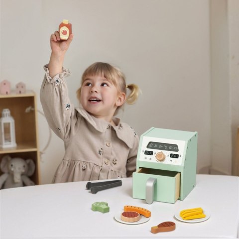 TOOKY TOY Drewniany Air Fryer Frytkownica Beztłuszczowa