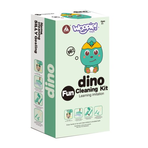 WOOPIE Interaktywny Odkurzacz Dino 3w1 Funkcja Ssania Światło Dźwięk