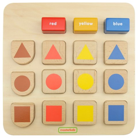 MASTERKIDZ Tablica Edukacyjna Sorter Kształty i Kolory