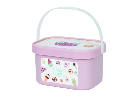 TOOKY TOY Sweet Cake Drewniany Zestaw Słodkości w Pudełku Cukiernia Lodziarnia