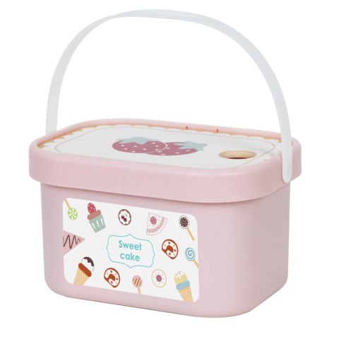 TOOKY TOY Sweet Cake Drewniany Zestaw Słodkości w Pudełku Cukiernia Lodziarnia