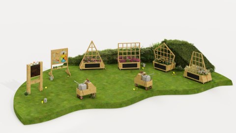 CLASSIC WORLD EDU Tablica Manipulacyjna Kredowa 2w1 Nauka Czasu i Pogody