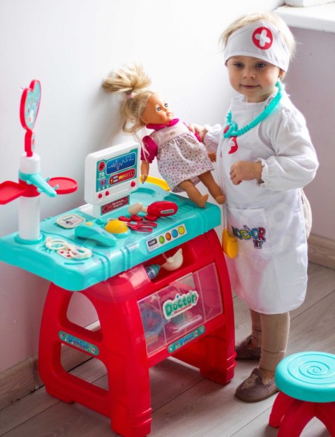 Woopie WOOPIE Gabinet Małego Lekarza Doktora Światło Dźwięk + 22 akc