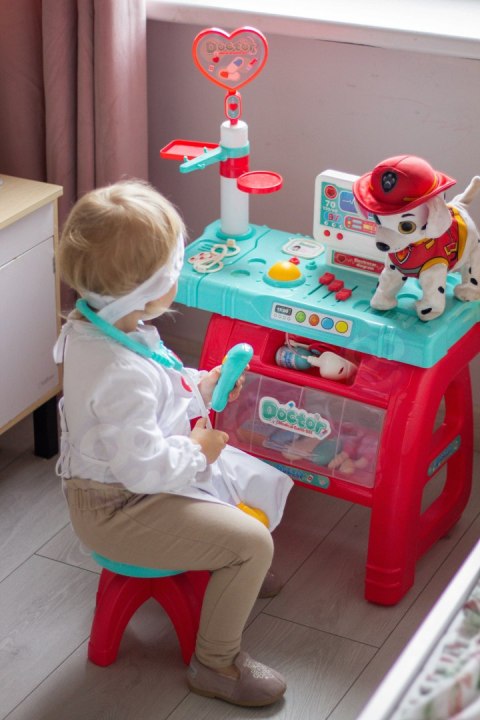 Woopie WOOPIE Gabinet Małego Lekarza Doktora Światło Dźwięk + 22 akc