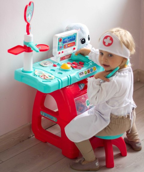 Woopie WOOPIE Gabinet Małego Lekarza Doktora Światło Dźwięk + 22 akc