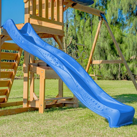 AXI AXI Mitch play tower - Duży Plac Zabaw Drewniany Zjeżdżalnia Hustawki Ścianka Wspinaczkowa + Wieża