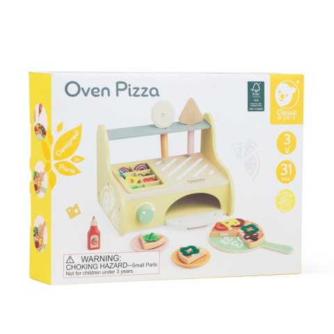 Classic World CLASSIC WORLD Drewniany Piec do Pizzy Oven Pizza 3+ FSC
