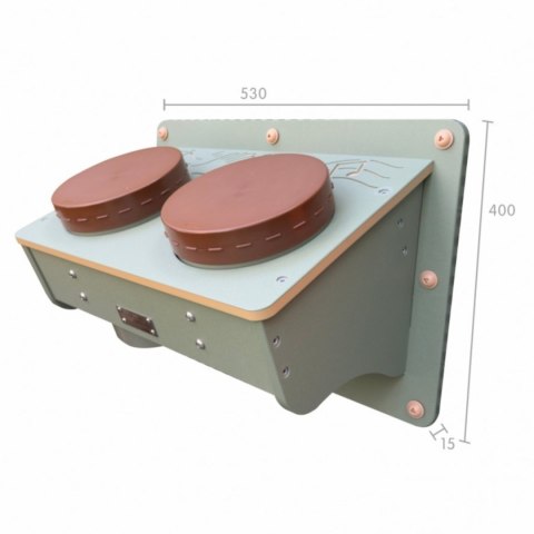 Masterkidz MASTERKIDZ Bongosy Instrument Muzyczny Bębenki Akcesoria Do Tablicy STEM