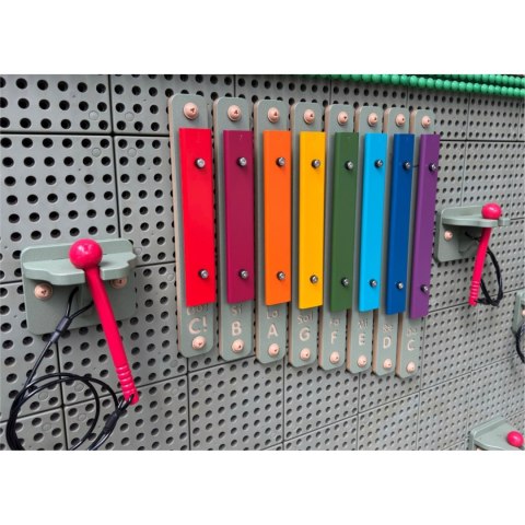 Masterkidz MASTERKIDZ Cymbałki Ścienne Ksylofon Instrument Muzyczny Akcesoria Do Tablicy STEM