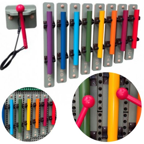 Masterkidz MASTERKIDZ Dzwonki Cymbałki Instrument Muzyczny Akcesoria Do Tablicy STEM