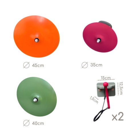 Masterkidz MASTERKIDZ Talerze Perkusyjne Akcesoria Outdoor Do Tablicy STEM