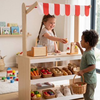 Viga Toys VIGA Drewniany Stragan Sklepik dla Dzieci