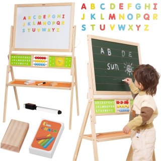Viga Toys VIGA Duża Tablica Edukacyjna 2w1