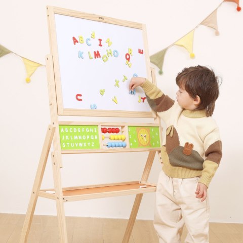 Viga Toys VIGA Duża Tablica Edukacyjna 2w1
