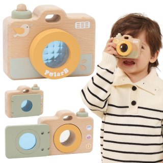 Viga Toys VIGA Mój Pierwszy Drewniany Aparat dla Dzieci Kalejdoskop