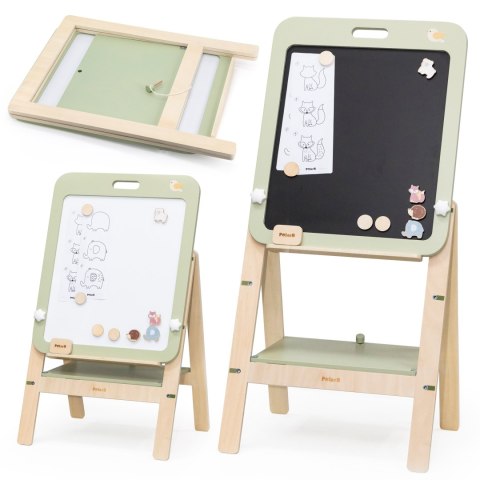 Viga Toys VIGA PolarB Rosnąca Drewniana Tablica Kredowa Suchościeralna Magnetyczna