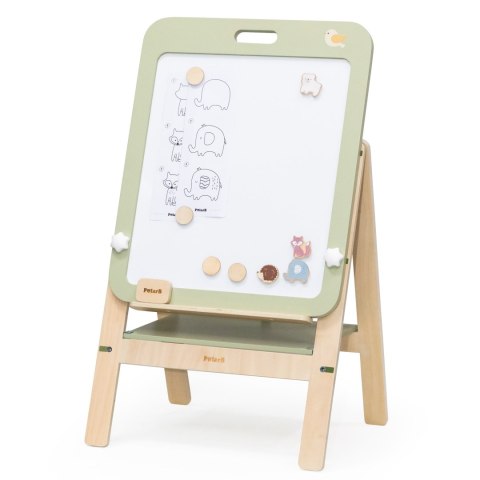 Viga Toys VIGA PolarB Rosnąca Drewniana Tablica Kredowa Suchościeralna Magnetyczna