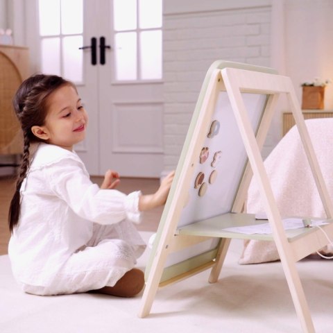 Viga Toys VIGA PolarB Rosnąca Drewniana Tablica Kredowa Suchościeralna Magnetyczna