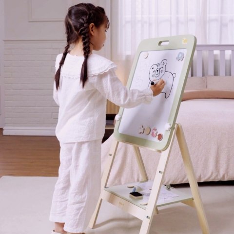 Viga Toys VIGA PolarB Rosnąca Drewniana Tablica Kredowa Suchościeralna Magnetyczna