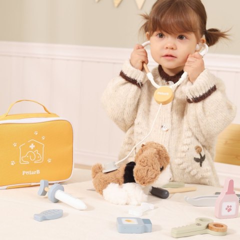 Viga Toys VIGA PolarB Zestaw do pielęgnacji zwierząt - Mały Weterynarz