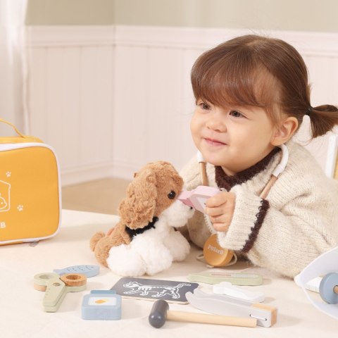Viga Toys VIGA PolarB Zestaw do pielęgnacji zwierząt - Mały Weterynarz