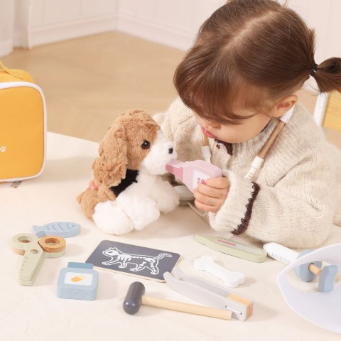 Viga Toys VIGA PolarB Zestaw do pielęgnacji zwierząt - Mały Weterynarz