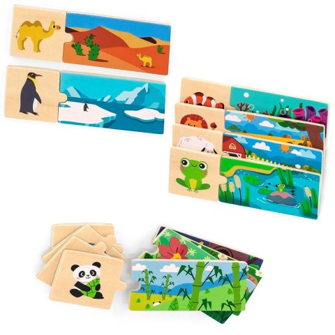 Viga Toys VIGA Puzzle Logiczne ze Zwierzętami Układanka