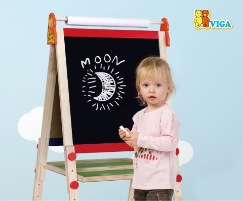Viga Toys VIGA Tablica Do Rysowania Dwustronna Duża Magnetyczna