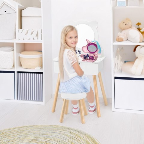 Viga Toys VIGA Zestaw Biała Toaletka + Akcesoria Jak z Salonu