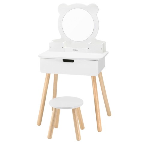 Viga Toys VIGA Zestaw Biała Toaletka + Akcesoria Jak z Salonu