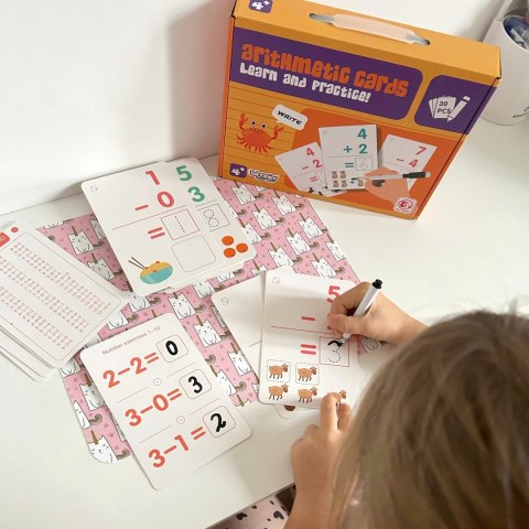 Woopie WOOPIE Karty Edukacyjne Fiszki Do Nauki Liczenia
