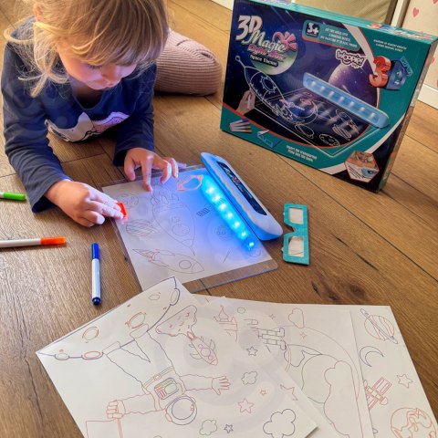 Woopie WOOPIE Magiczna Tablica 3D Podświetlenie LED do Rysowania