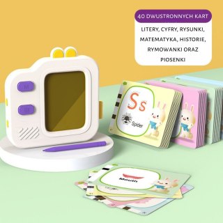 Woopie WOOPIE Tablet Graficzny Znikopis do Nauki Rysowania i Angielskiego Czytnik Kart 120 szt.