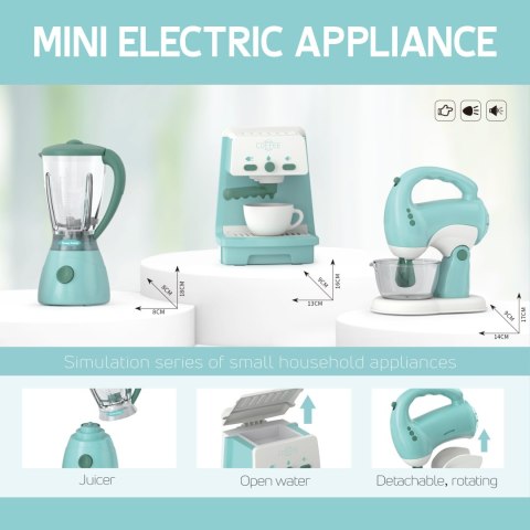 Woopie WOOPIE Zestaw AGD 3w1 Ekspres Mikser Blender Efekty Dźwiękowe Świetlne