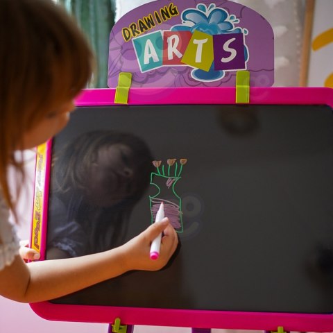 WOOPIE Tablica 3w1 Magnetyczna Suchościeralna Malowanie Światłem