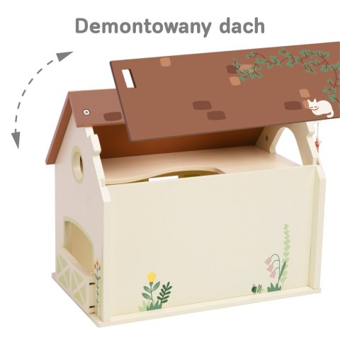 Classic World CLASSIC WORLD Drewniany Domek Farma Vintage Zestaw Figurek 17 el.