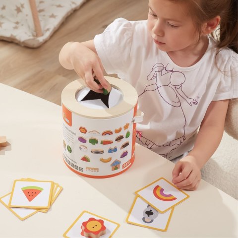 Viga Toys VIGA Drewniana Gra W Ciemno Losowanie Wzorów