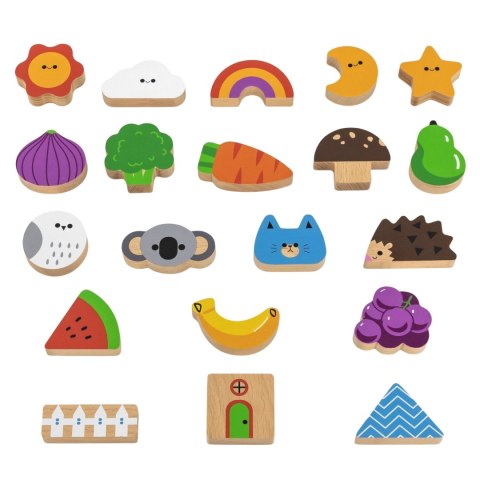 Viga Toys VIGA Drewniana Gra W Ciemno Losowanie Wzorów