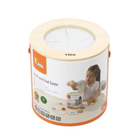 Viga Toys VIGA Drewniana Gra W Ciemno Losowanie Wzorów