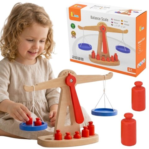 Viga Toys VIGA Drewniana Waga Sklepowa Równoważna Certyfikat FSC