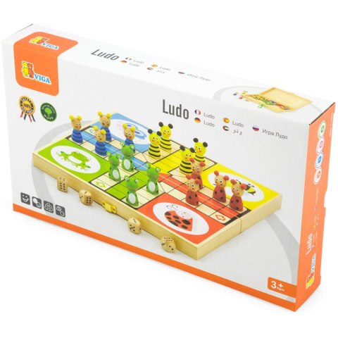 Viga Toys VIGA Drewniana gra Ludo Chińczyk