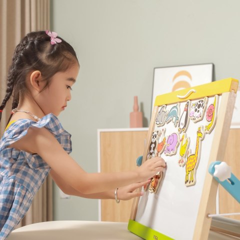 Viga Toys VIGA Drewniane Magnesy Zwierzęta zestaw 20 elementów