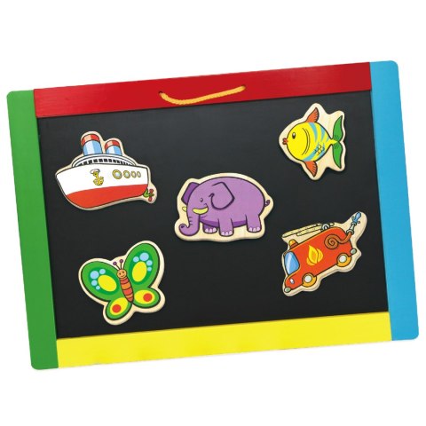 Viga Toys VIGA Drewniane Magnesy Zwierzęta zestaw 20 elementów