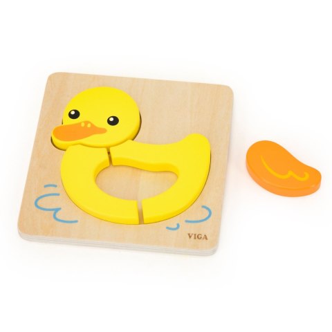 Viga Toys VIGA Drewniane Puzzle - Urocza Kaczuszka