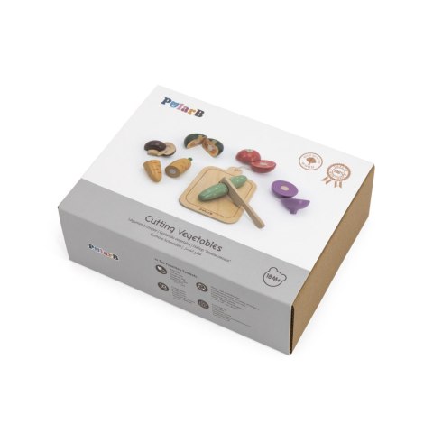 Viga Toys VIGA Drewniany zestaw do krojenia na desce - Warzywa