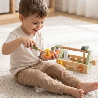 Viga Toys VIGA PolarB Skrzynka z Narzędziami Zestaw Drewniany