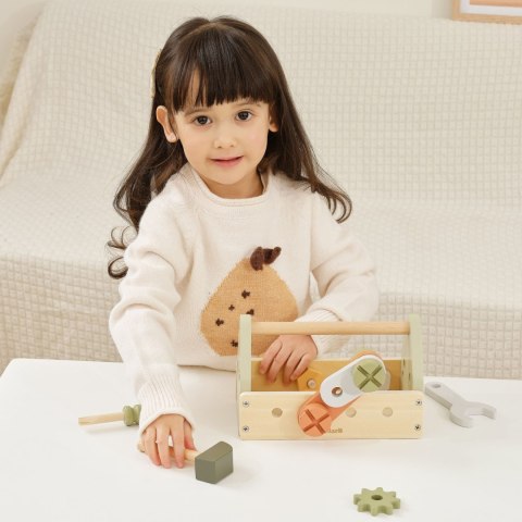 Viga Toys VIGA PolarB Skrzynka z Narzędziami Zestaw Drewniany