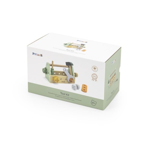 Viga Toys VIGA PolarB Skrzynka z Narzędziami Zestaw Drewniany