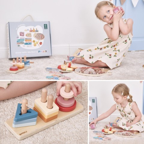 Viga Toys VIGA Zestaw Zabawek Edukacyjnych Pudełko Box od 24 miesiąca do 36 miesiąca