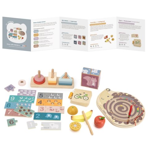 Viga Toys VIGA Zestaw Zabawek Edukacyjnych Pudełko Box od 24 miesiąca do 36 miesiąca